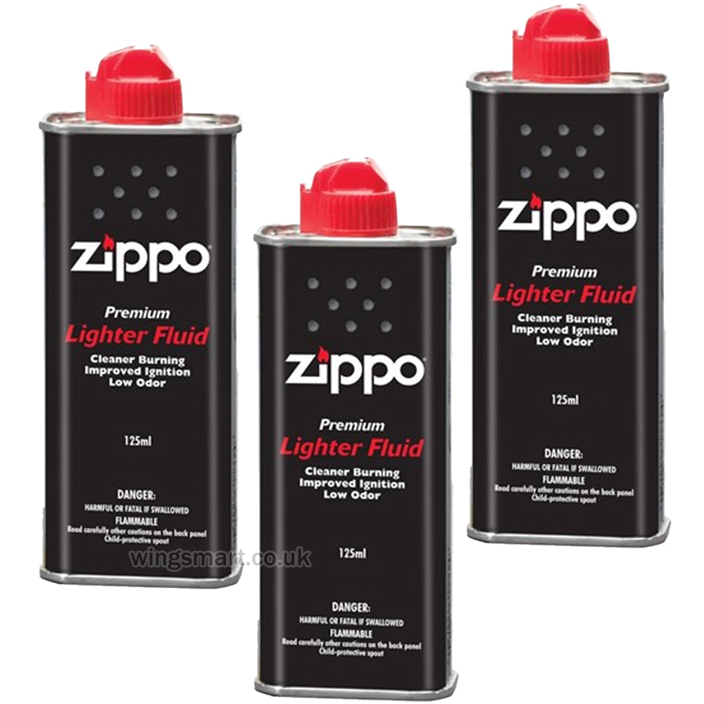 ZIPPO - LIGHTER FLUID - 125ML (Pack pof 3)