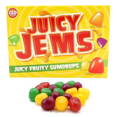 Zed Candy Juicy Jems Box 140g (Pack of 10)