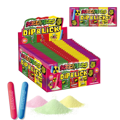 Zed Candy Screamers Dip & Lick 40g (Box of 24)