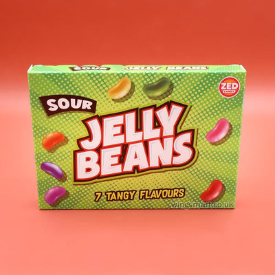 Zed Candy Sour Jelly Beans Box 120g (Pack of 12)
