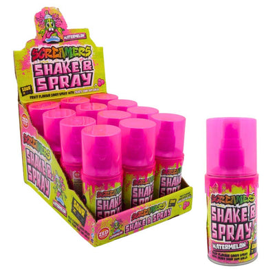 Zed Candy Screamers Shake & Spray Watermelon 60ml – 12 Bottles