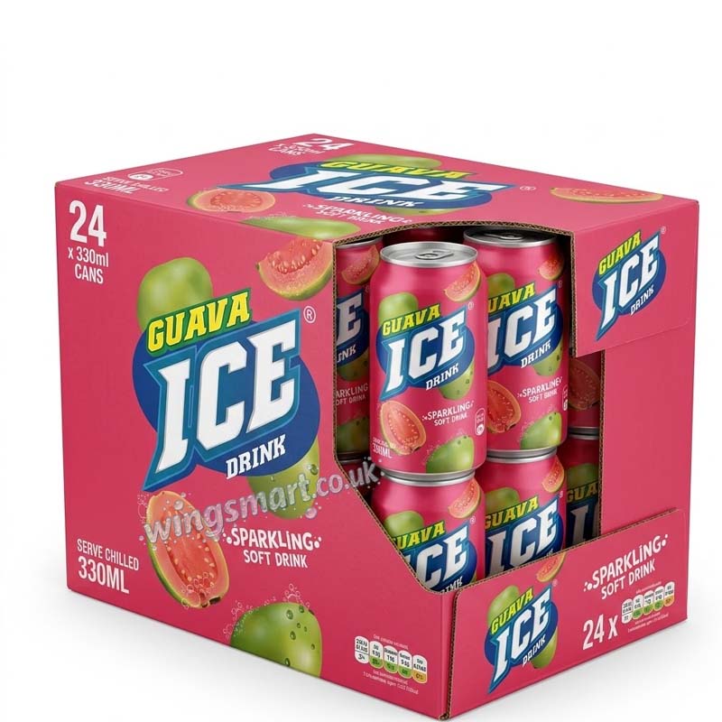 Ice Drink Cans 330ml Variety Flavours Pack of 24 | Soft Drinks