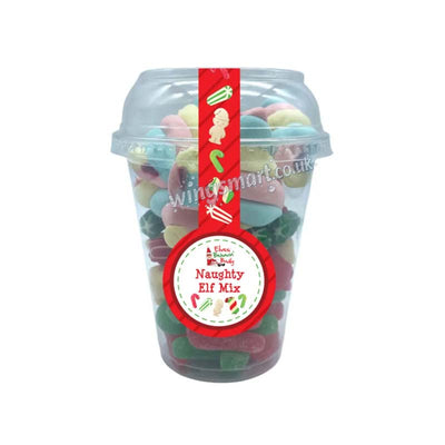 Elves Behavin' Badly Naughty Elf Mix Candy Cup 220g (Pack of 8)
