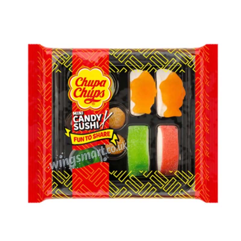 Chupa Chups Mini Candy Sushi Tray 100g (Pack of 12)