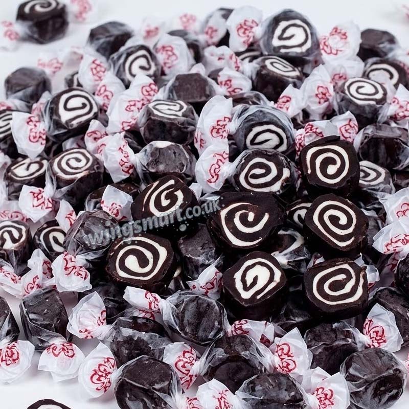 Taffy Town Liquorice Swirls 1130g Salt water toffees