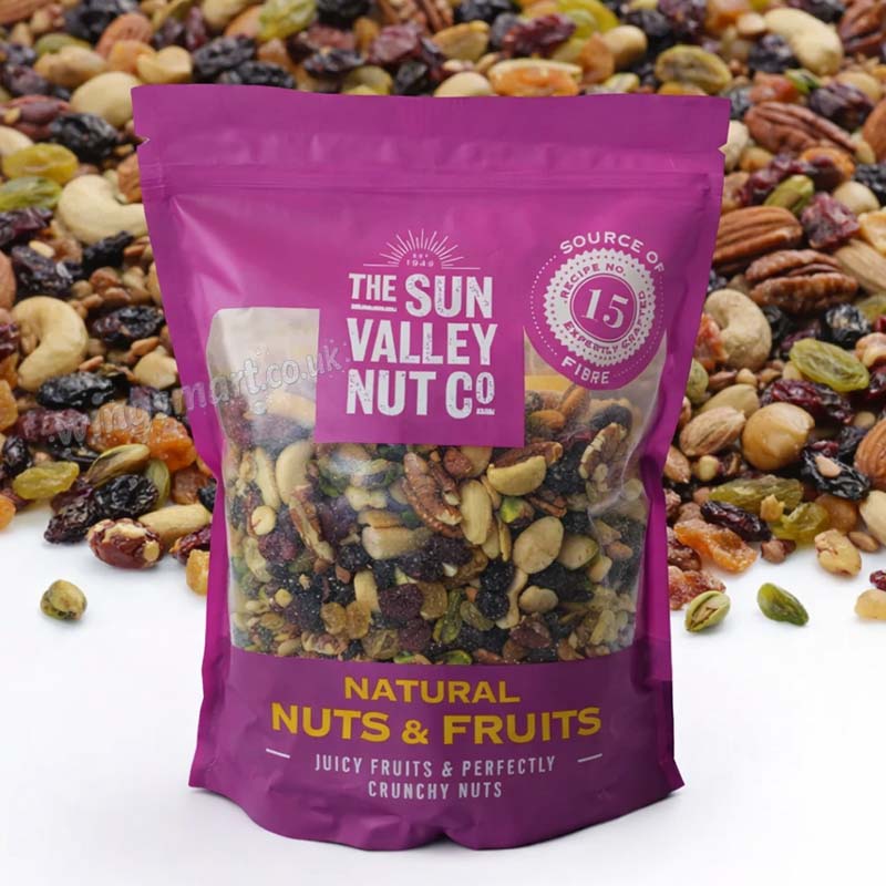 Sun Valley Fruit & Nut Mix Bag 1100g Mixed Dried Fruit & Nuts Snack