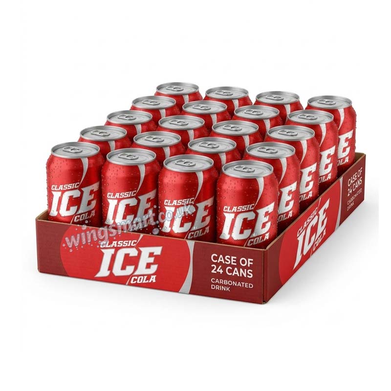 Ice Classic Cola Can 330ml Pack of 24 | Refreshing Cola Soft Drink