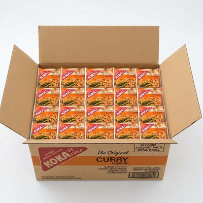 Koka The Original Curry Flavour Oriental Instant Noodles 85g (Pack of 30)