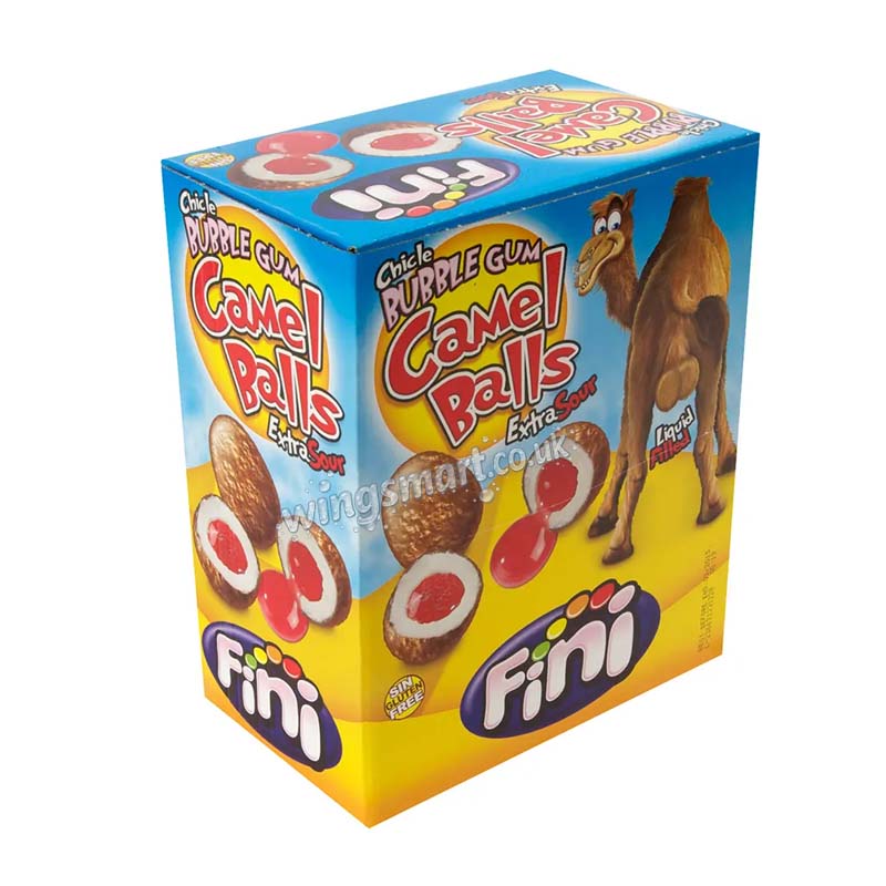 Fini Camel Balls Bubblegum 200 Count – Extra Sour Liquid Centre