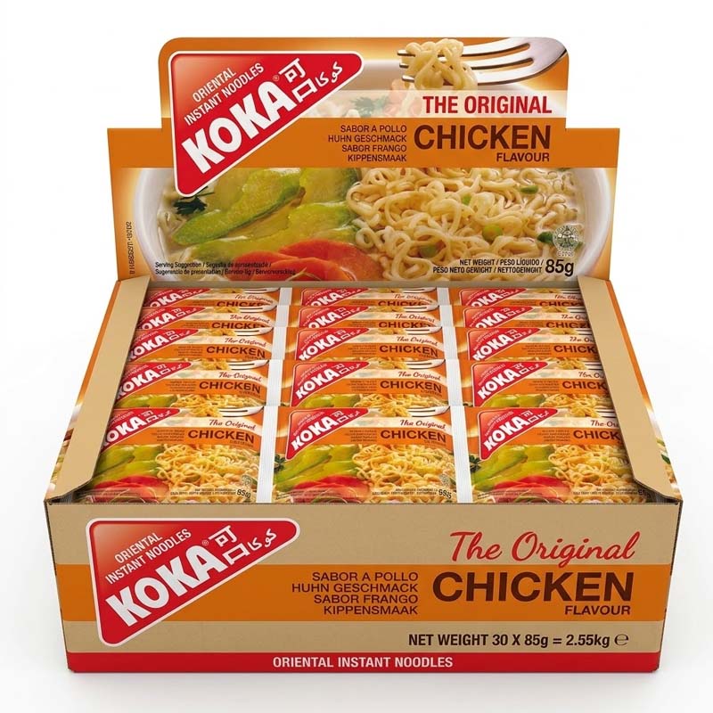 Koka The Original Chicken Flavour Oriental Instant Noodles 85g (Pack of 30)