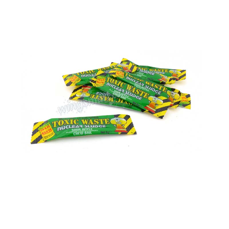 Toxic Waste Nuclear Sludge Sour Apple Mini Chew Bars (1kg - 3kg)