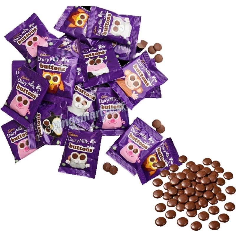Cadbury Dairy Milk Buttons 14.4g – 20, 40 & 60 Packs