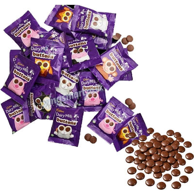 Cadbury Dairy Milk Buttons 14.4g – 20, 40 & 60 Packs