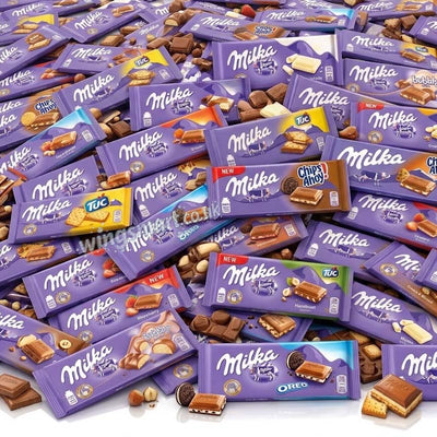 Milka Random mixed Variety of flavours (6,12 & 24 Bars)