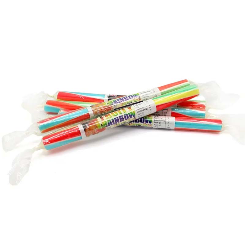 Candy Pops Fruity Rainbow Rock Sticks 25g – 40, 80 or 120 Sticks