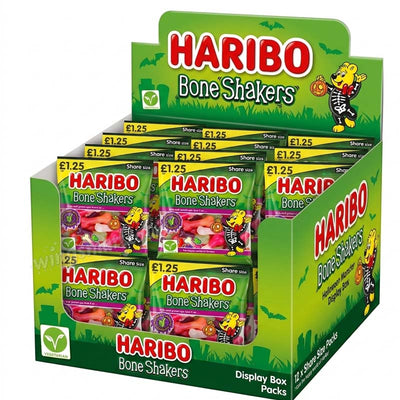 Haribo Bone Shakers Bag 140g PMP (Pack Of 12) Fullbox