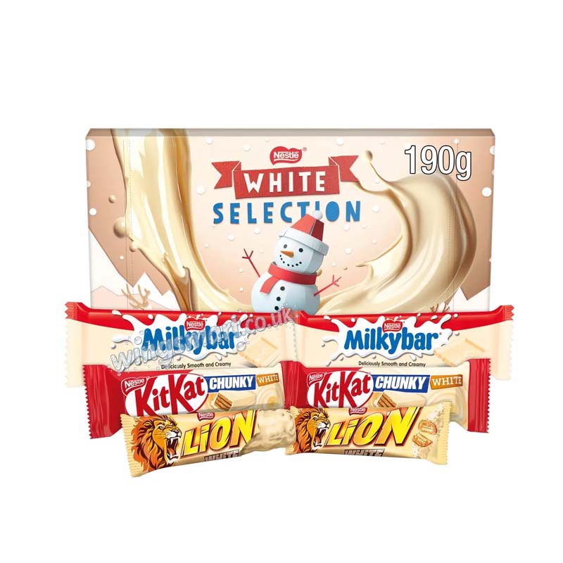 Nestlé White Chocolate Selection Box 190g (04 or 08 Boxes)