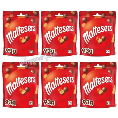 Maltesers Milk Chocolate Bag 93g (06 Or 12 Packs)