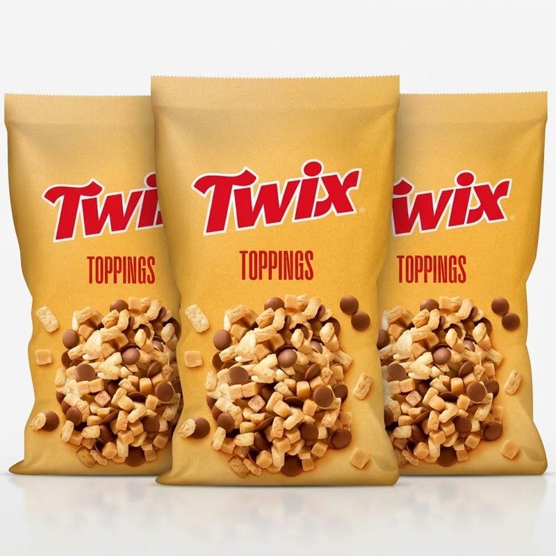 Twix Toppings 500g (Pack of 1, 2 & 3)