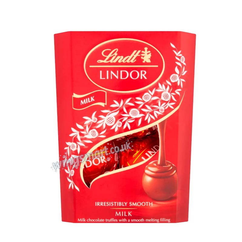 Lindt Lindor Milk Chocolate Truffles Treat Box 37g (07 or 14 Boxes)