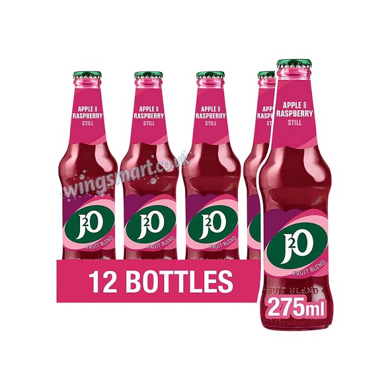 J2O Orange & Passion fruit,Apple & Raspberry & Apple & Mango 12x275ml (Full case)