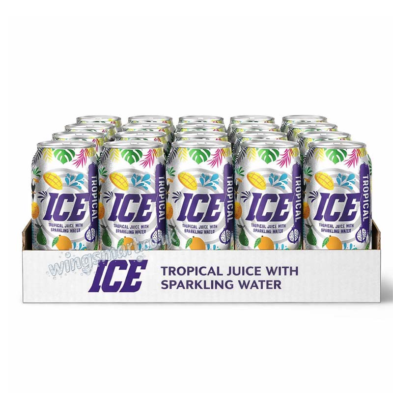 Ice Drink Cans 330ml Variety Flavours Pack of 24 | Soft Drinks