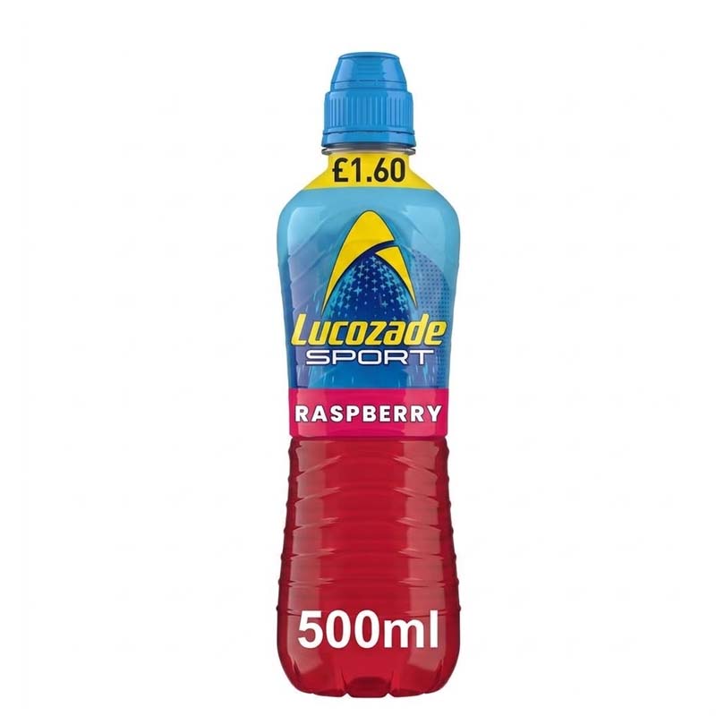 Lucozade Sport Drink Raspberry 500ml PMP (Pack of 12)