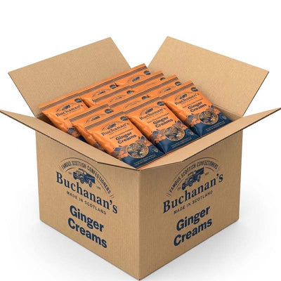 Buchanan's Dark Chocolate Fondant Ginger Creams 120g (Pack of 6 or 12)