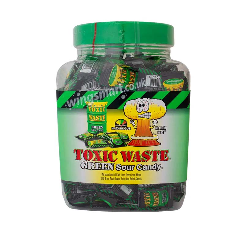 Toxic Waste Sour candy Jar 1kg (Variety of flavours)