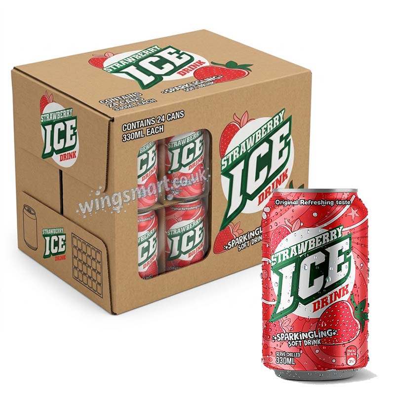 Ice Drink Cans 330ml Variety Flavours Pack of 24 | Soft Drinks