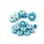 Rock candy Blue Raspberry Hearts 1kg Fullbag