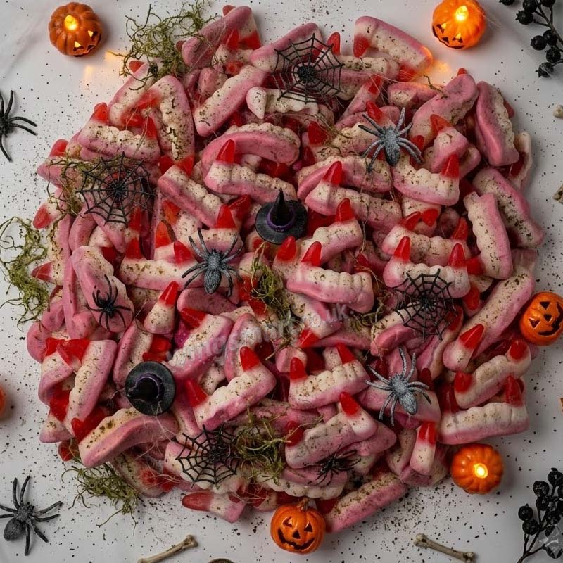 Vidal Vampire Teeth Gummy Sweets 1.5kg | Halloween Jelly Candy