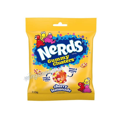 Nerds Gummy Clusters Cherry Lemonade Fruit-Flavour Candy 113g Pack of 10