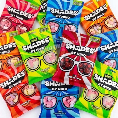 Shades by Niko Sweets 150g Random Mixed (10 or 20 Packs)