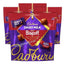 Cadbury Dairy Milk & Biscoff Chocolate Pouch 230g (Pack of 5)