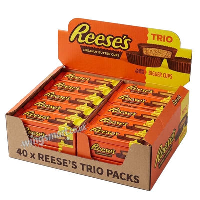 Reese's Peanut Butter Cups Trio 63g (20 or 40 Packs)