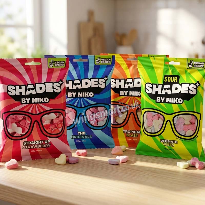 Shades by Niko Sweets 150g Random Mixed (10 or 20 Packs)