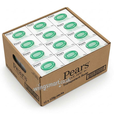Pears Oil Clear Soap 125 g (6 or 12 Packs)