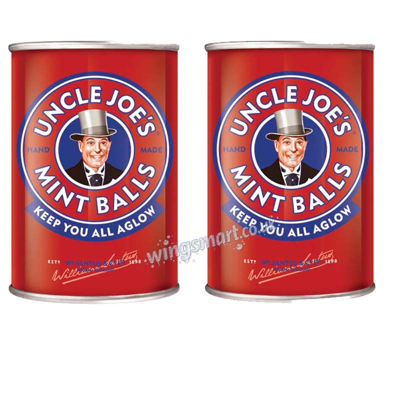 Uncle Joe's Mint Balls Gift Tin 120g (Pack of 2)