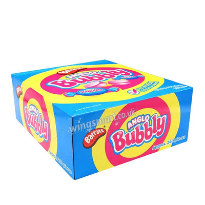 Barratt Anglo Bubbly Bubblegum 240pc Box 1.44kg