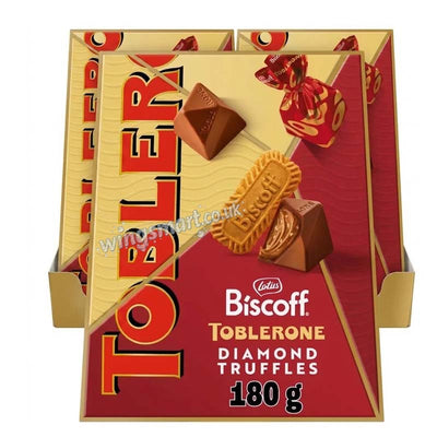 Toblerone Truffles Biscoff Pralines Premium Gift Box 180g (Pack of 5)