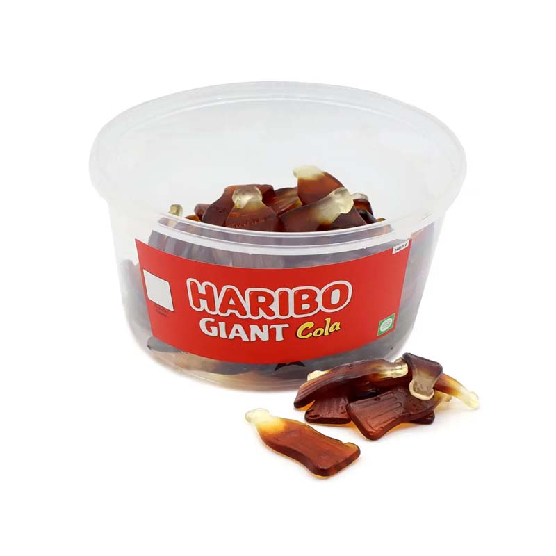Haribo Giant Cola Bottles Tub 720g (Tubs of 4)