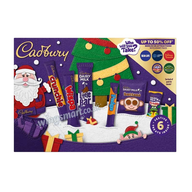 Cadbury Chocolate Selection Box 125g (05 or 10 Boxes)