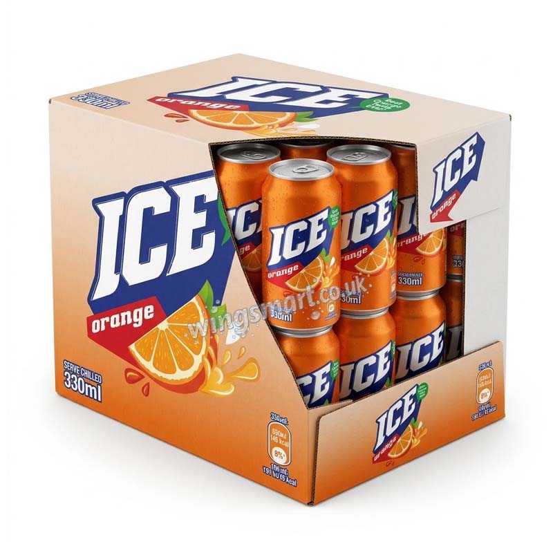 Ice Drink Cans 330ml Variety Flavours Pack of 24 | Soft Drinks