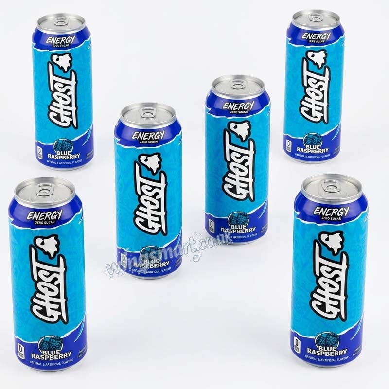 Ghost Energy Blue Raspberry Energy Drink 500ml (06 or 12 Cans)