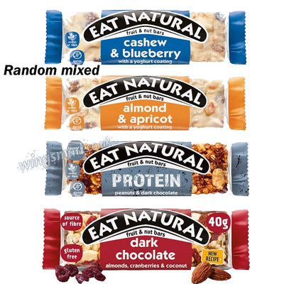 Eat Natural Random Mixed Fruit & Nut Bars 40g Random mixed (12 or 24 Packs)