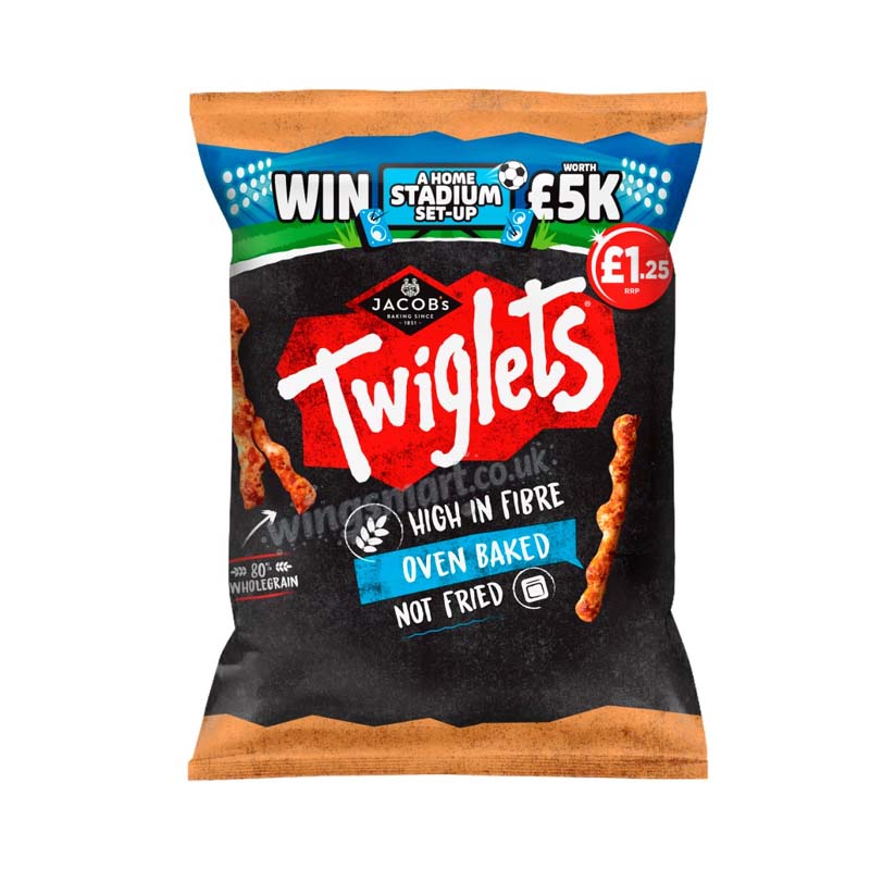 Jacob's Twiglets 105g (Pack of 12) Fullbox