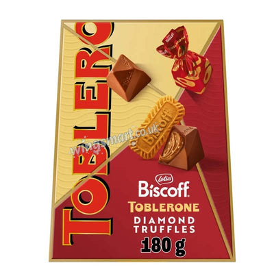 Toblerone Truffles Biscoff Pralines Premium Gift Box 180g (Pack of 5)