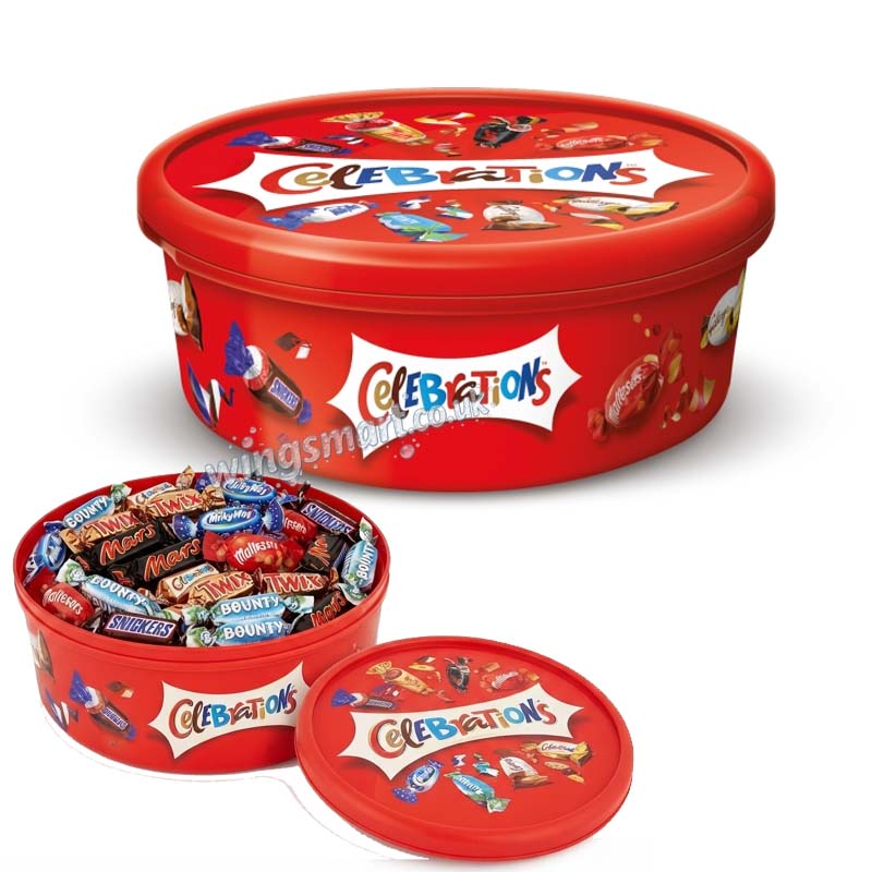 Celebrations Milk Chocolate & Biscuit Bars Sharing Tub 500g