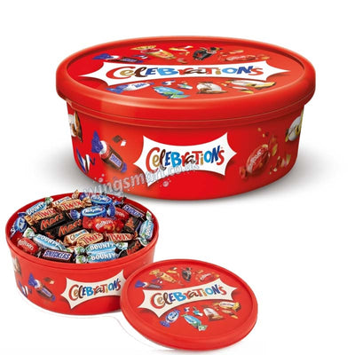 Celebrations Milk Chocolate & Biscuit Bars Sharing Tub 500g